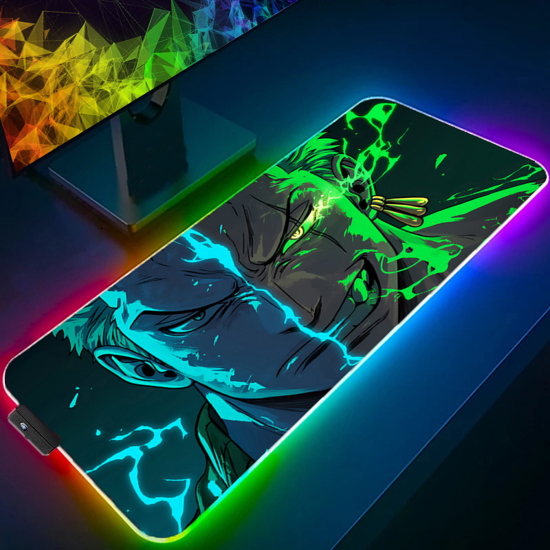 Party Games Pc - 원피스 조로 마우스 패드 RGB 게임