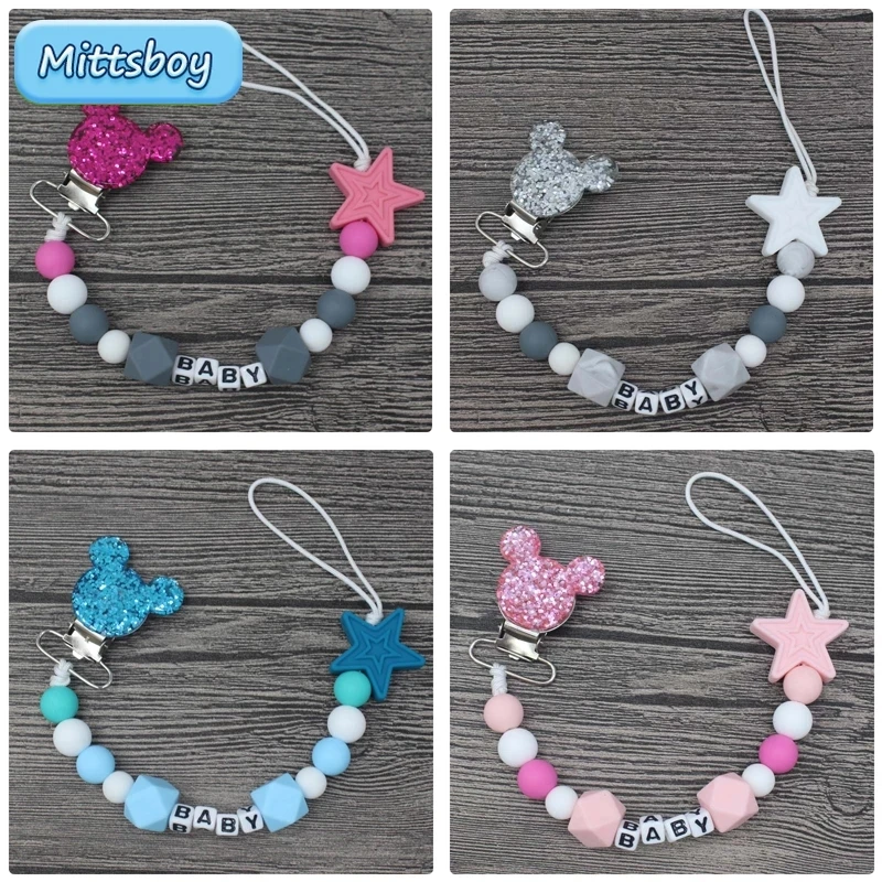 Party Games Baby Shower - 새로운 맞춤형 이름 아기 Teether 팔찌