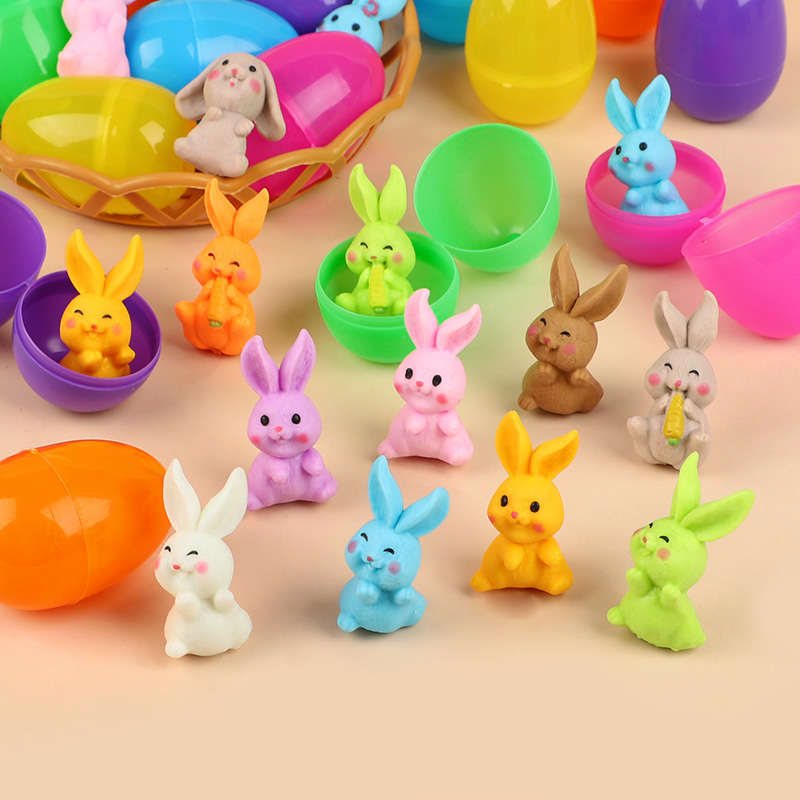 24개의 토끼 모양 부활절 달걀, 어린이 부활절 파티  - Party Games Easter Egg 리뷰 및 가격
