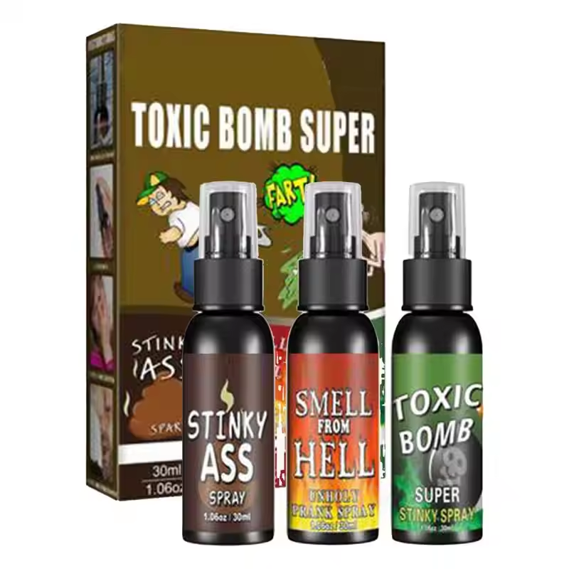 3개/세트 30ml 액체 방귀 스프레이 무독성 냄새 폭 - Party Games Bomb 리뷰 및 가격