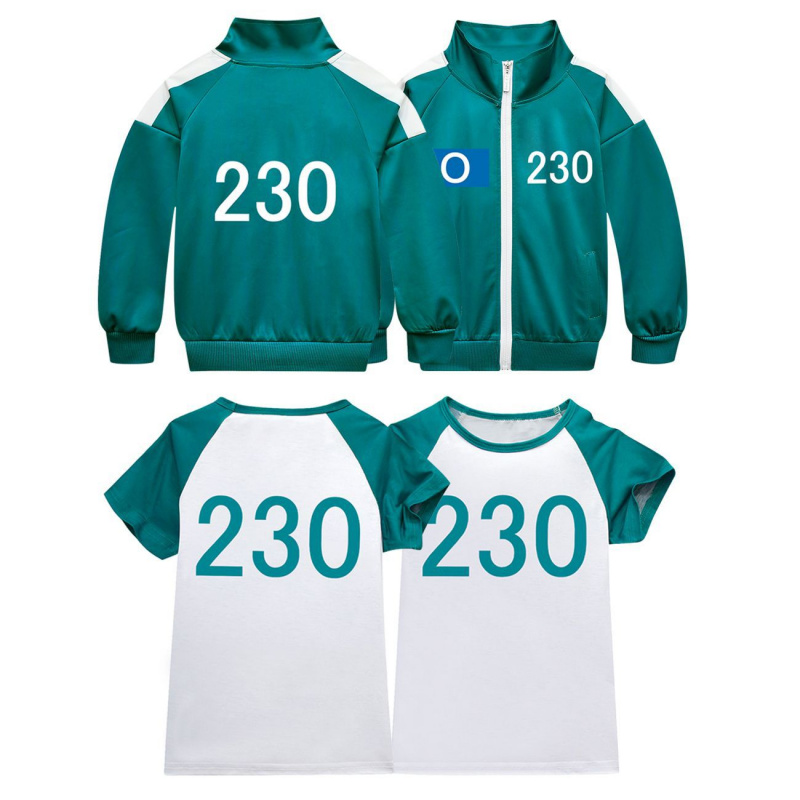 2025년 신제품 어린이 맞춤형 오징어 게임 2 의류  - Party Games Children 리뷰 및 가격