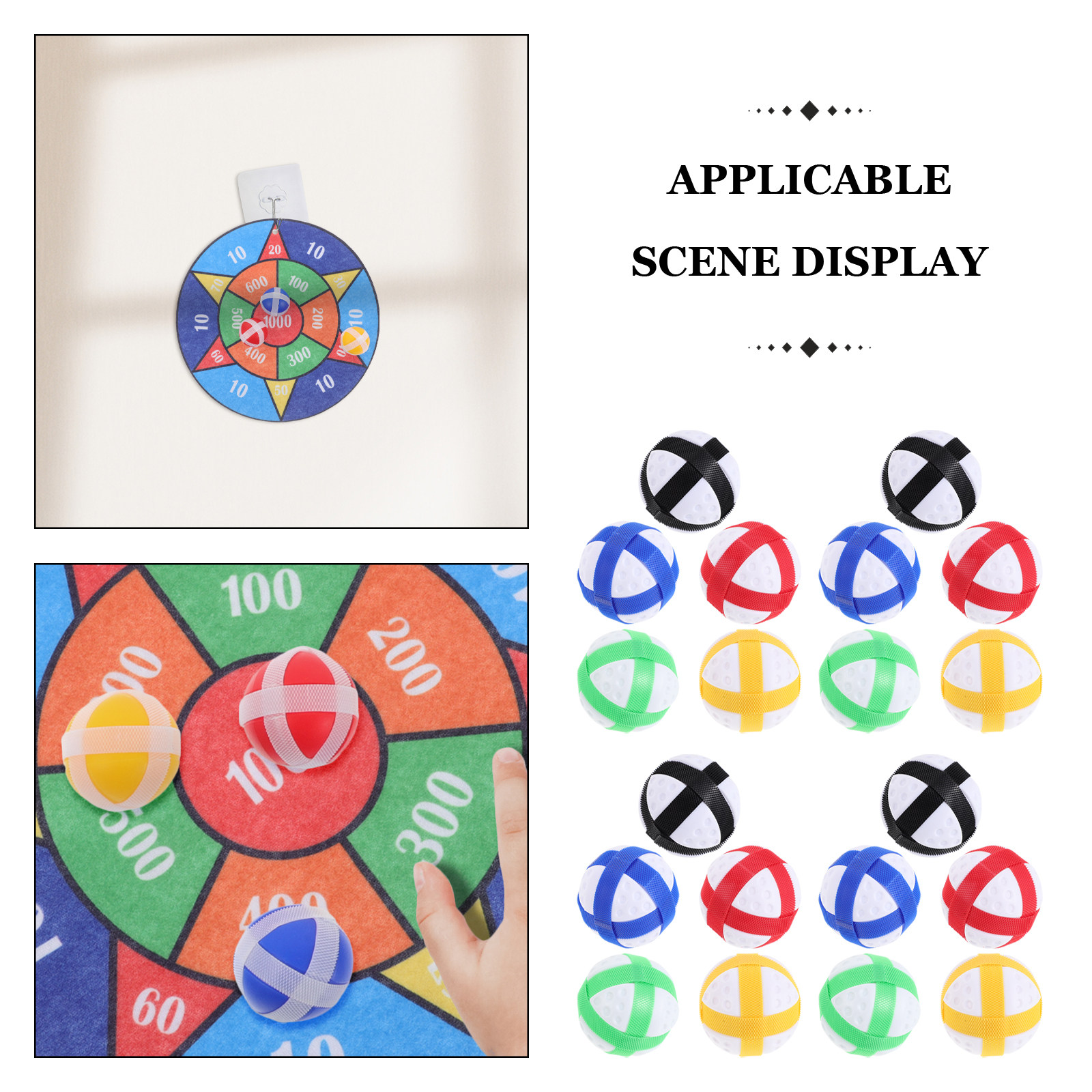 30Pcs 패브릭 다트 보드용 미니 스티커 골프 공 어 - Party Games Kid Friendly 리뷰 및 가격