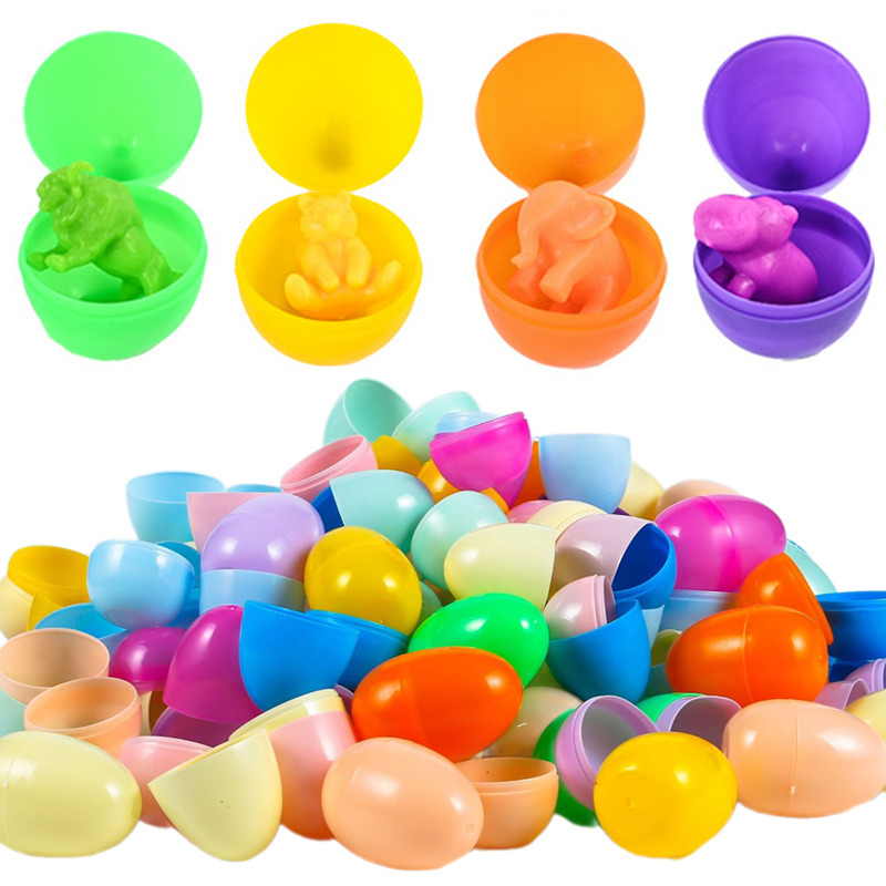 12/24Pcs 빈 부활절 달걀 플라스틱 채울 수있는  - Party Games Easter Egg 리뷰 및 가격