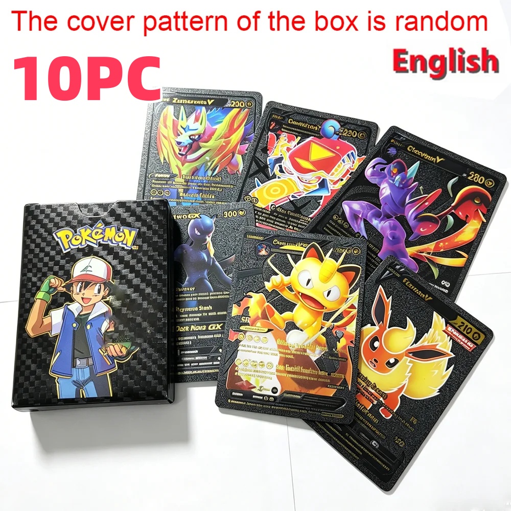 5/10PCS 포켓몬 카드 Vmax GX 골드 포일 플 - Party Games In Spanish 리뷰 및 가격