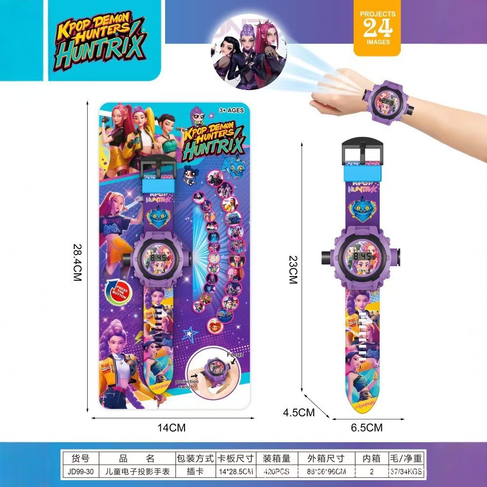 만화 어린이 프로젝션 시계 24 이미지 디지털 전자 손 - Party Games Children 리뷰 및 가격