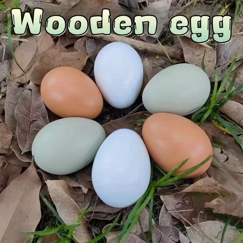 고품질 나무 부활절 달걀, 페인팅용 나무 달걀, 부활절 - Party Games Easter Egg 리뷰 및 가격