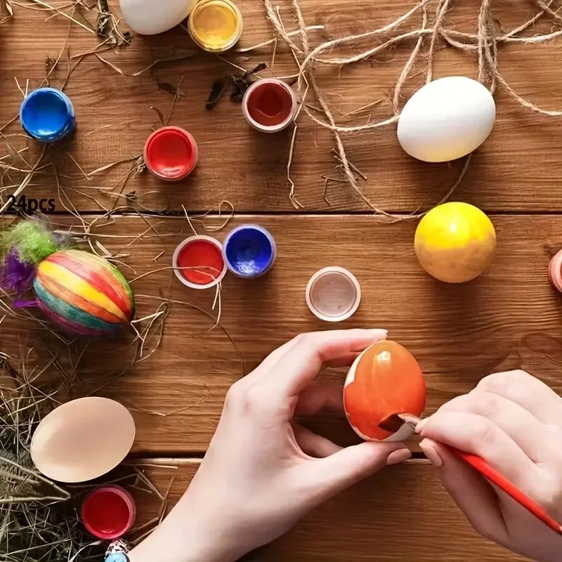 고품질 나무 부활절 달걀, 페인팅용 나무 달걀, 부활절 - Party Games Easter Egg 리뷰 및 가격
