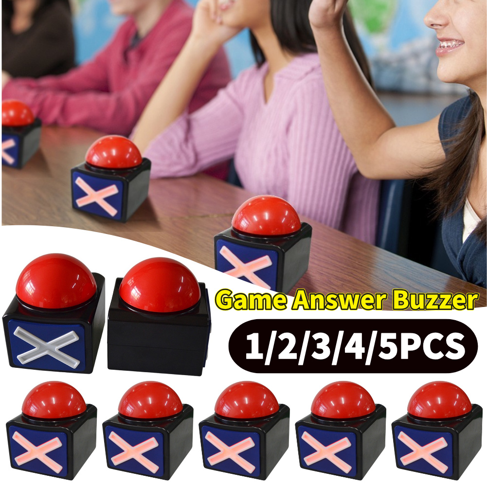 1-5개 게임 답변 버튼 알람 버튼 (소리 및 빛 포함 - Party Games Quiz For Adults 리뷰 및 가격